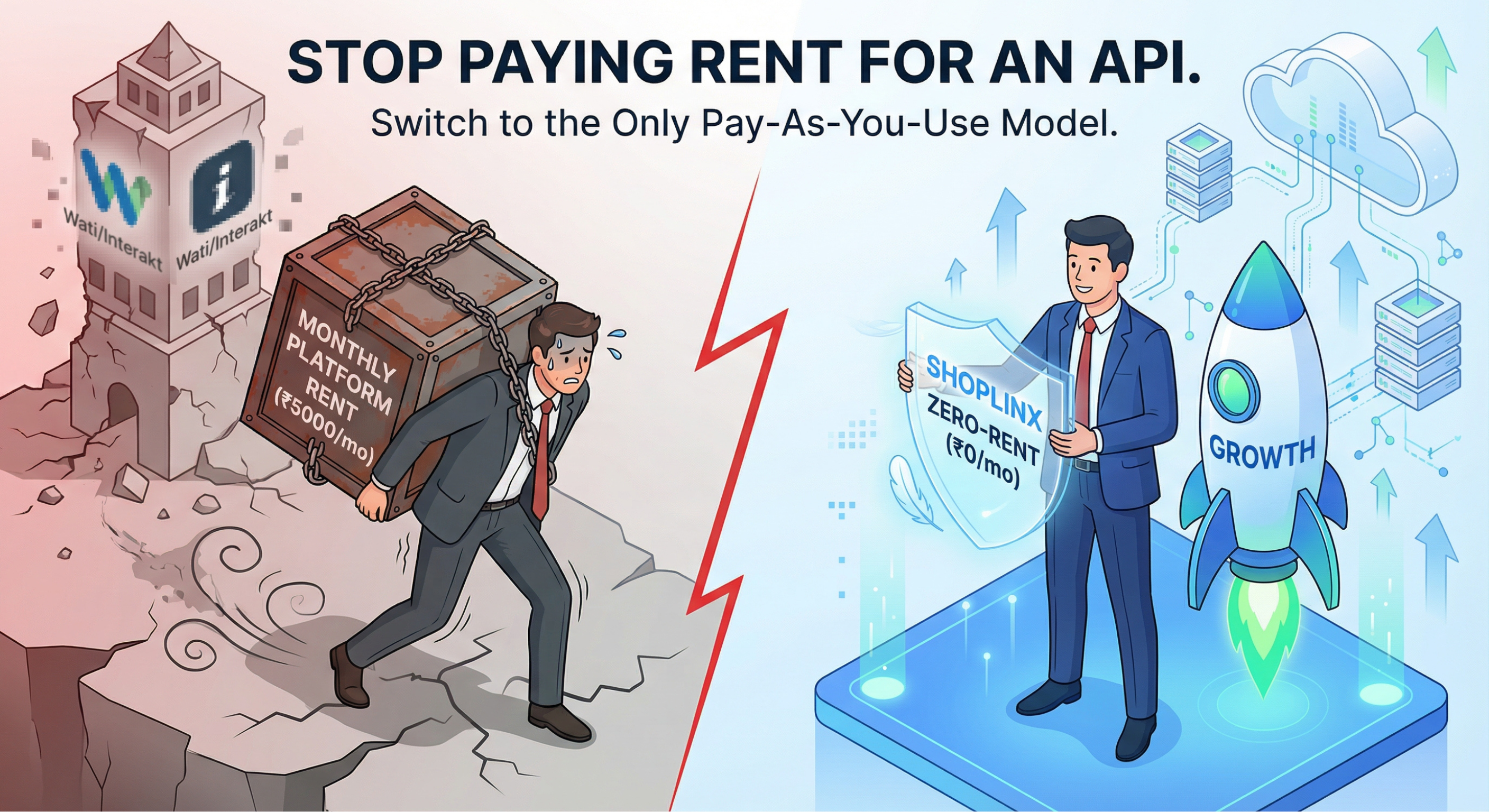 Beyond Wati & Interakt: Why 90% of D2C Brands are Switching to Zero-Rent WhatsApp Business API in 2026